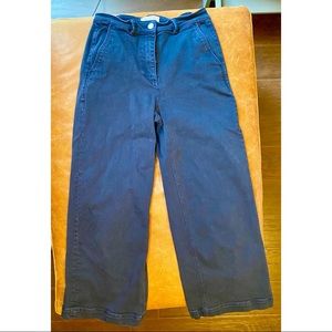 Cropped Wide Leg Pants